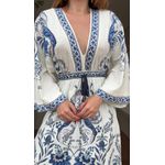 Vestido Midi Nina Estampado