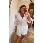 Vestido Liz Saida De Praia Branco