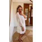 Vestido Liz Saida De Praia Branco