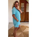 Conjunto Perola Azul Claro