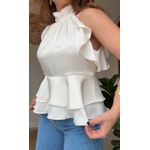 Blusa Babados Bella Off White