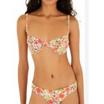 Biquini Meia Taça Banana Flor Estampado