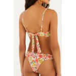 Biquini Meia Taça Banana Flor Estampado