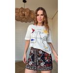 Tshirt Média América Latina Estampado