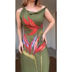 Vestido Longo Maxi Estrelícia Estampado
