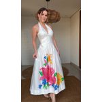 Vestido Cropped Floral Malu Estampado