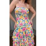 Vestido Tule Floral Malu Estampado