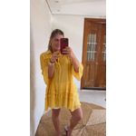 Vestido Liz Saida De Praia Amarelo