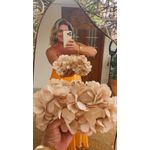 Clutch Petalas Creme