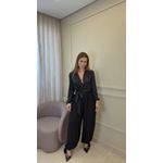 Blusa Seda Poá Beatriz Preto