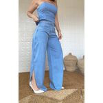 Calça Balloon Contour Jeans Claro