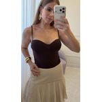 Body Tule Malu Marrom