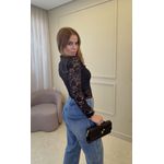 Blusa Manga Longa Isis Preto