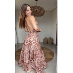 Vestido Samira Marrom