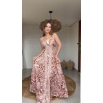 Vestido Samira Marrom