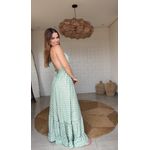 Vestido Samira Verde Água 