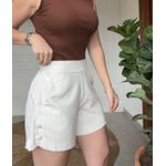 Short Em Linho Cru