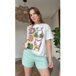 Short Em Linho Verde Água 
