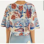 Tshirt Cropped Diario De Verão Estampado