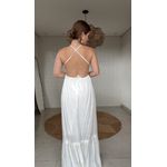 Vestido Maria Flor Chiclé Off White