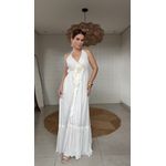 Vestido Maria Flor Chiclé Off White