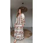 Vestido Cropped Jardim Majestoso Estampado