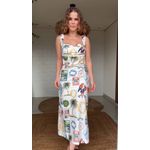 Vestido Tropical Vintage Estampado