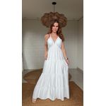 Vestido Longo Alcinha Betina Branco