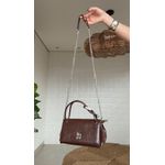 Bolsa Couro Pequena Alice Café