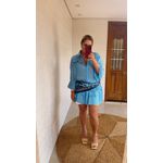 Vestido Liz Saida De Praia Azul