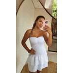 Vestido Curto Isabella Branco