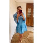 Vestido Liz Saida De Praia Azul
