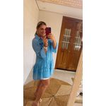 Vestido Liz Saida De Praia Azul