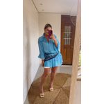 Vestido Liz Saida De Praia Azul
