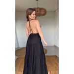 Vestido Longo Alcinha Betina Preto