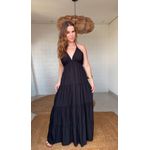 Vestido Longo Alcinha Betina Preto