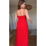 Vestido Longo Alça Catarina Vermelha