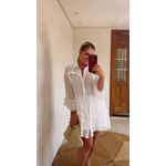 Vestido Liz Saida De Praia Branco