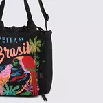 Lancheira Ziriguidum Feita De Brasil Estampado