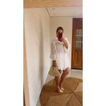 Vestido Liz Saida De Praia Branco