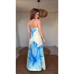 Vestido Midi Vestida De Flor Estampado