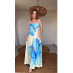 Vestido Midi Vestida De Flor Estampado