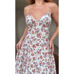 Vestido Buque Romantico Estampado