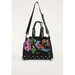 Totebag Farm Carioca Estudante Cashews And Birds Estampado