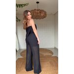 Conjunto Body E Calça Flor De Lichia Preto