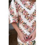 Vestido Tshirt Mg Fofa Floral Mali Estampado