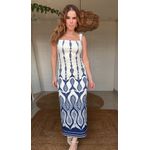 Vestido Alça Mar De Estrelas Importada Estampado