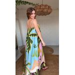 Vestido Aro Jardim Burburinho Estampado