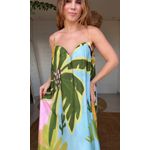 Vestido Aro Jardim Burburinho Estampado