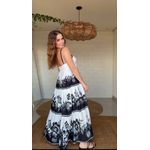 Vestido Midi Jardim Romance Estampado